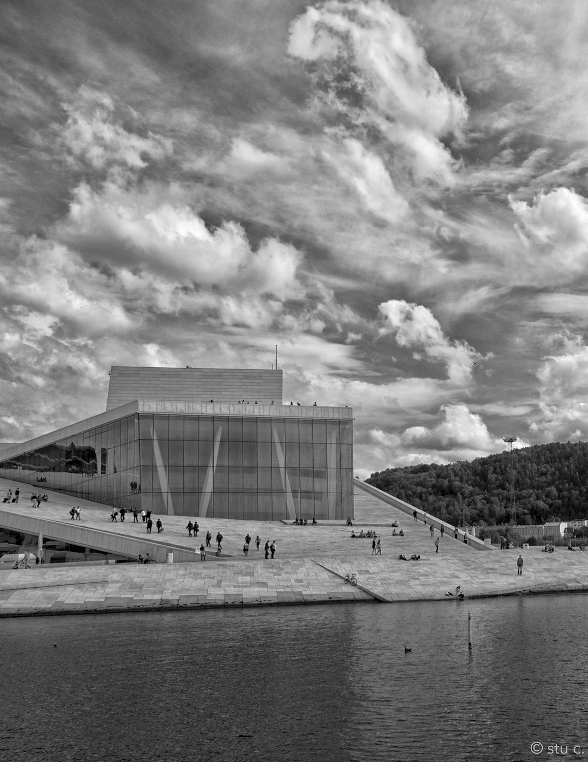Opera house from across the harbor