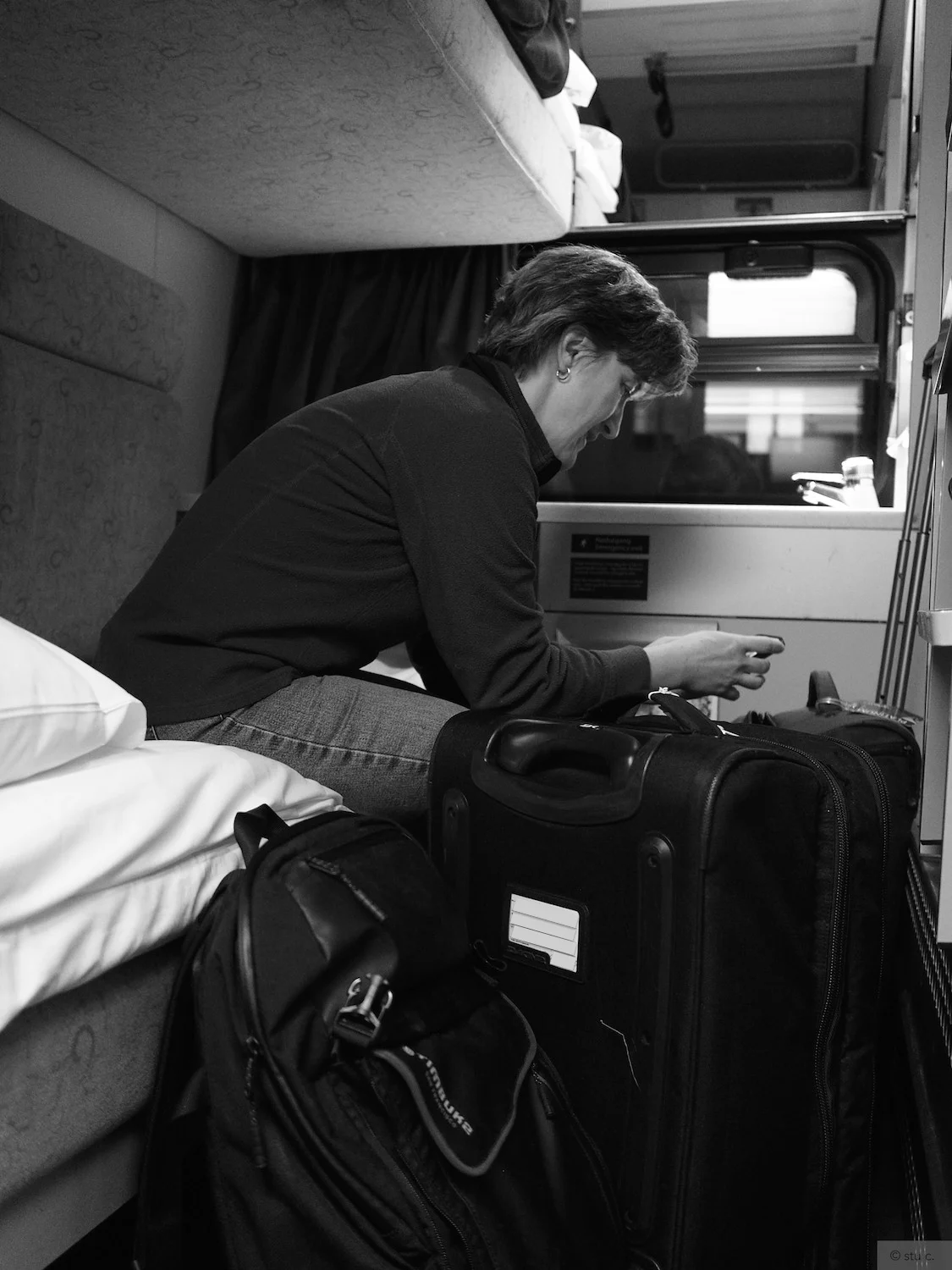 Sara was thrilled with the overnight accommodations, she wasted no time texting about the experience