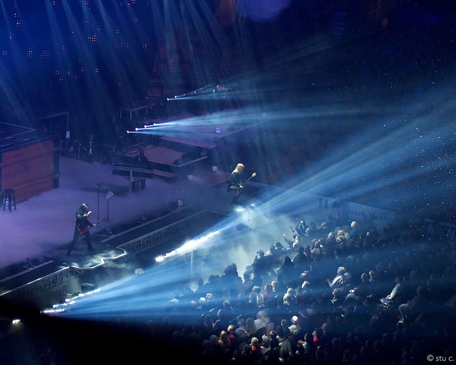 Not sure why, but these audience members seem frozen in time, as if characters captured in a painting 