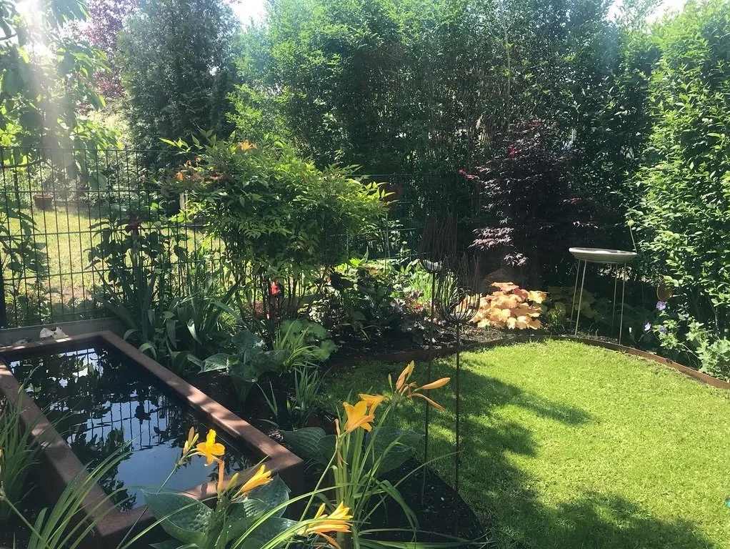 Garten mit Wasserelement