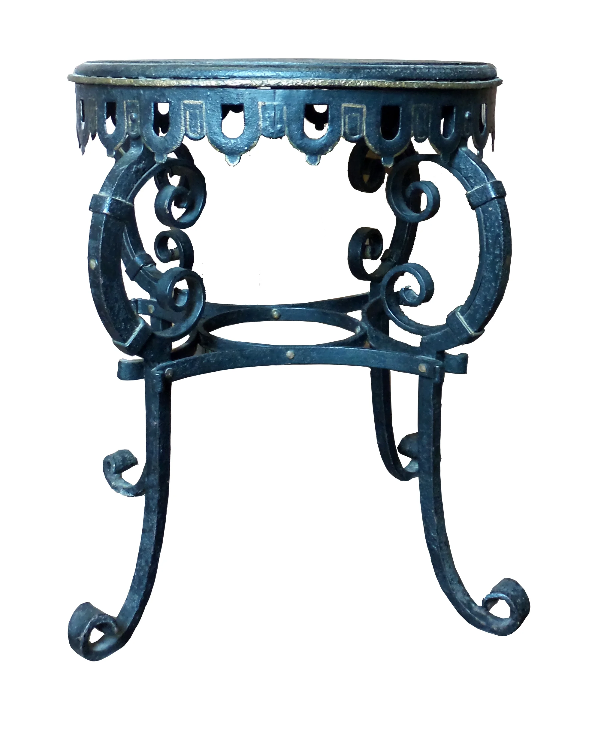 Napoleon III Circular Iron Table