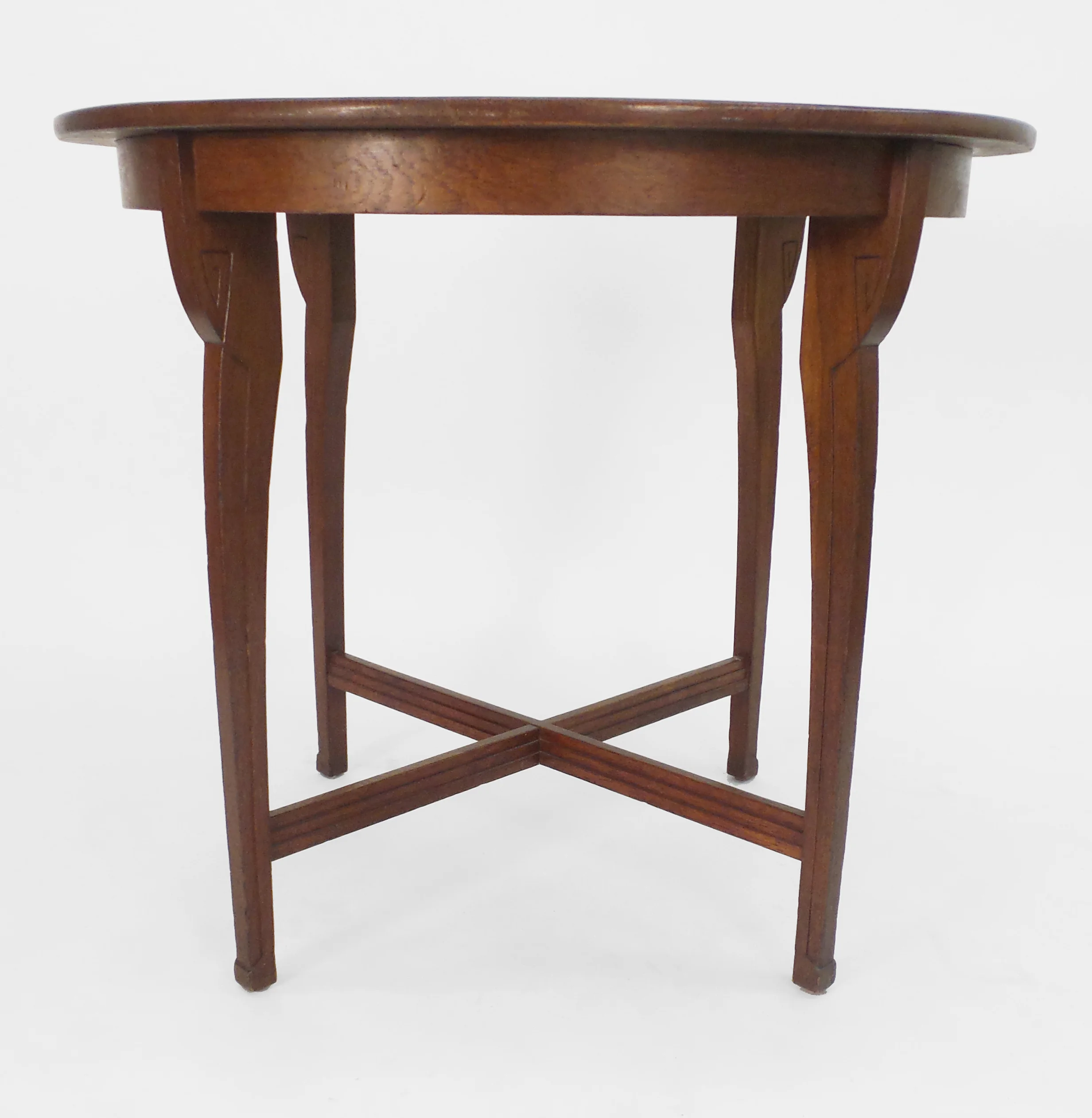Oak Side Table Attributed to Van de Velde