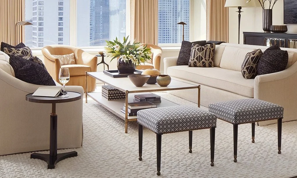 Custom Cole Porter Coffee Table for Lichten Craig Architecture and Interiors