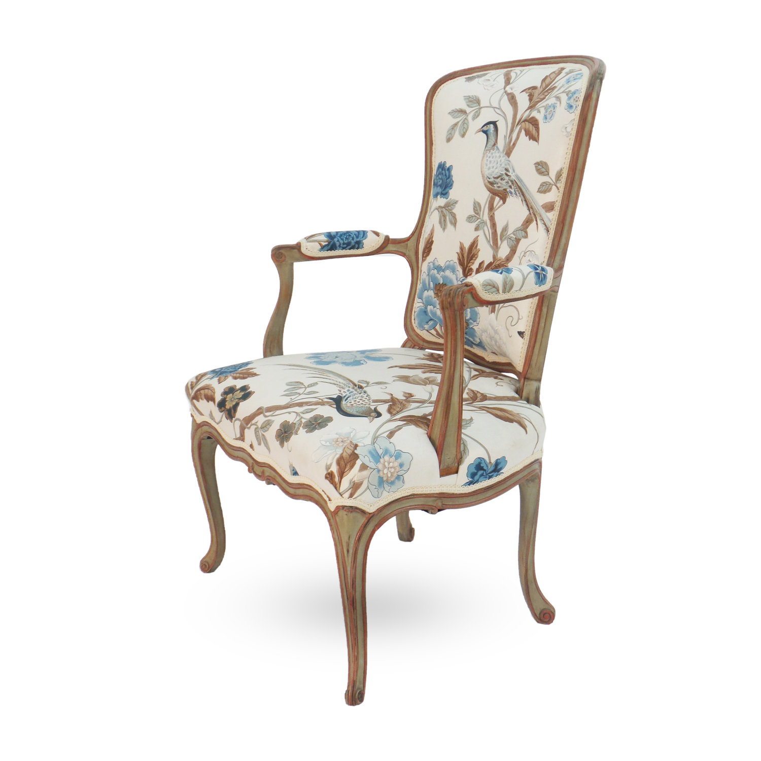 Cole Porter Louis XV Style Armchair — FREDERICK P. VICTORIA & SON