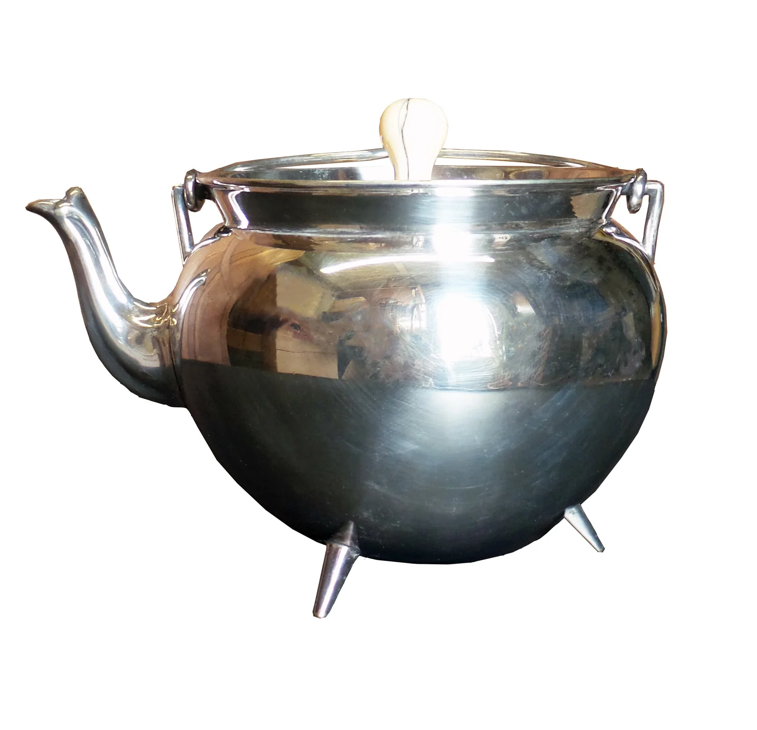 christopher dresser silver Christopher Dresser Silver Teapot — FREDERICK P. VICTORIA & SON, Inc