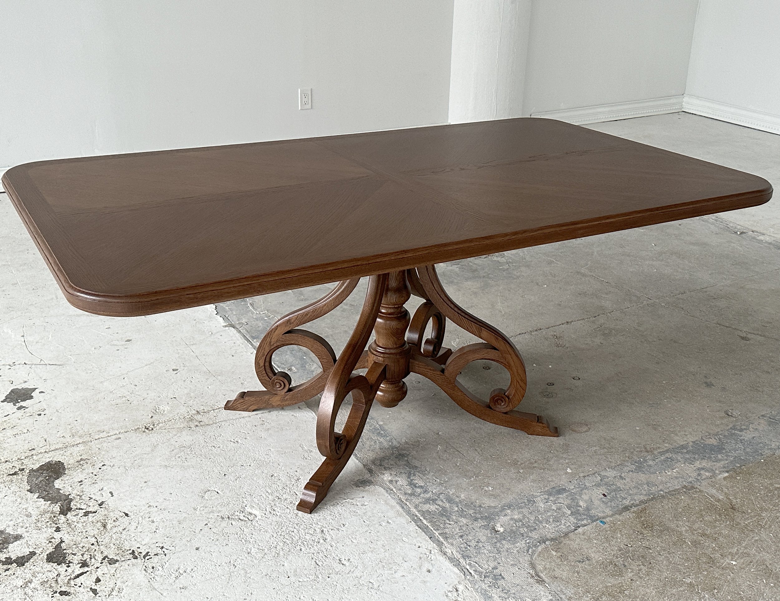 R1077-Dining-Table-18th-century-French-provincial-early-Louis-XV-lecturn-base-white-oak-solid-wood-parquet-top-Victoria-&-Son-custom-bespoke-furniture-antiques.JPG (Copy)
