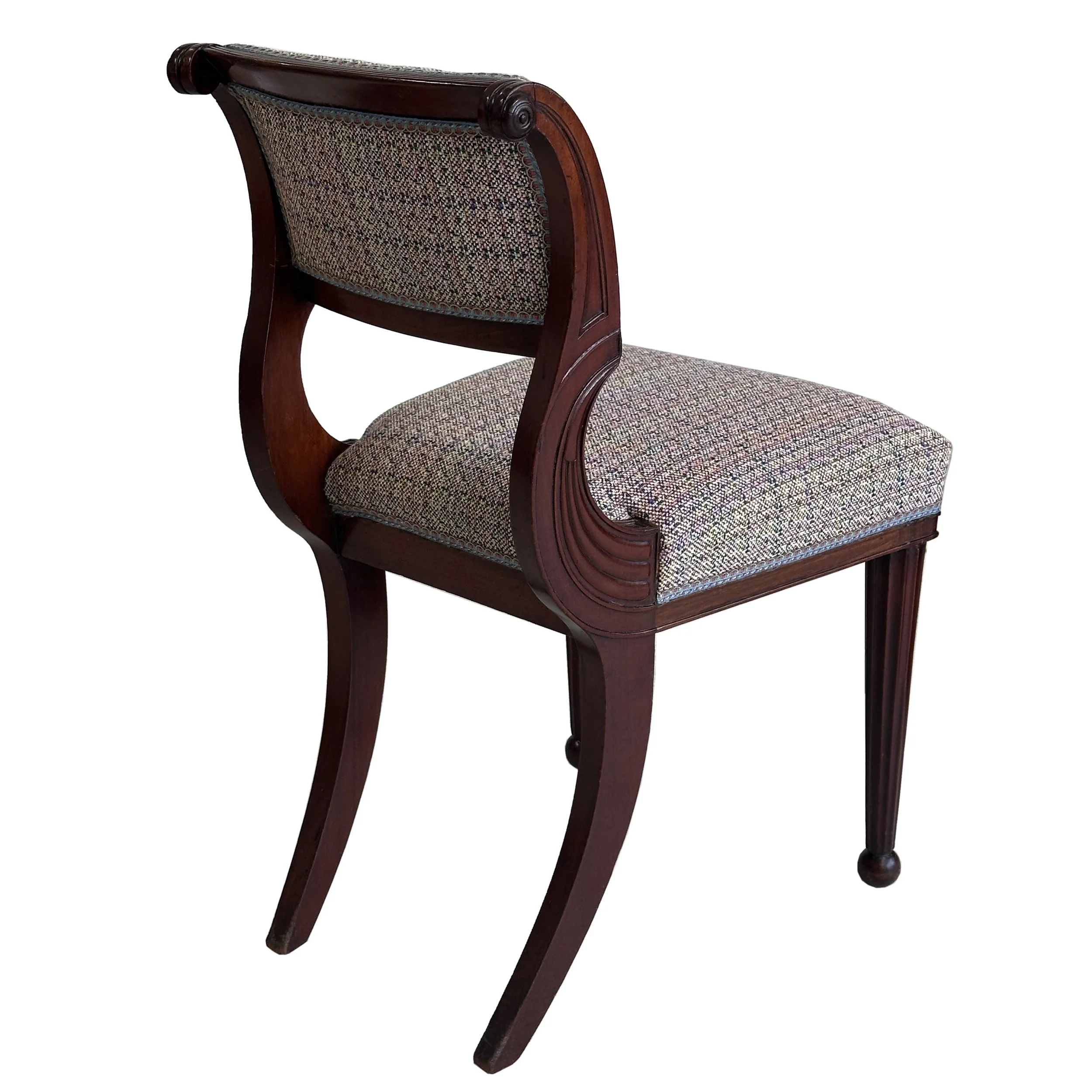Carlton-Regency-Dining-Chair-English-style-upholstered-sabre-form-rear legs-turned-tapered-curved-carved-back-victoria-&-son-custom-bespoke-funiture-dining-desk.jpg