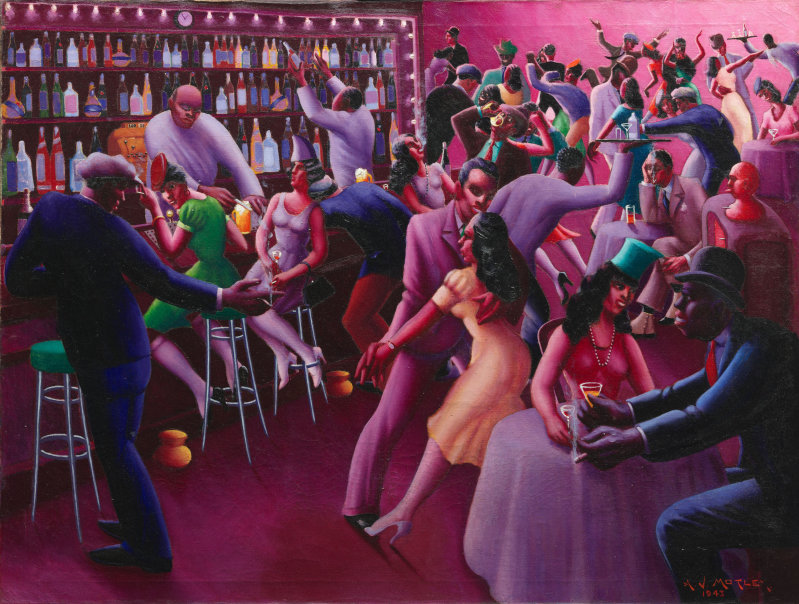 Painting by Archibald John Motley, Jr. ; Courtesy of The Art Institute of Chicago