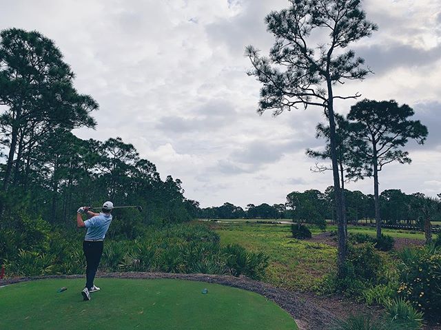 Somehow stayed dry at Tiger&rsquo;s house.