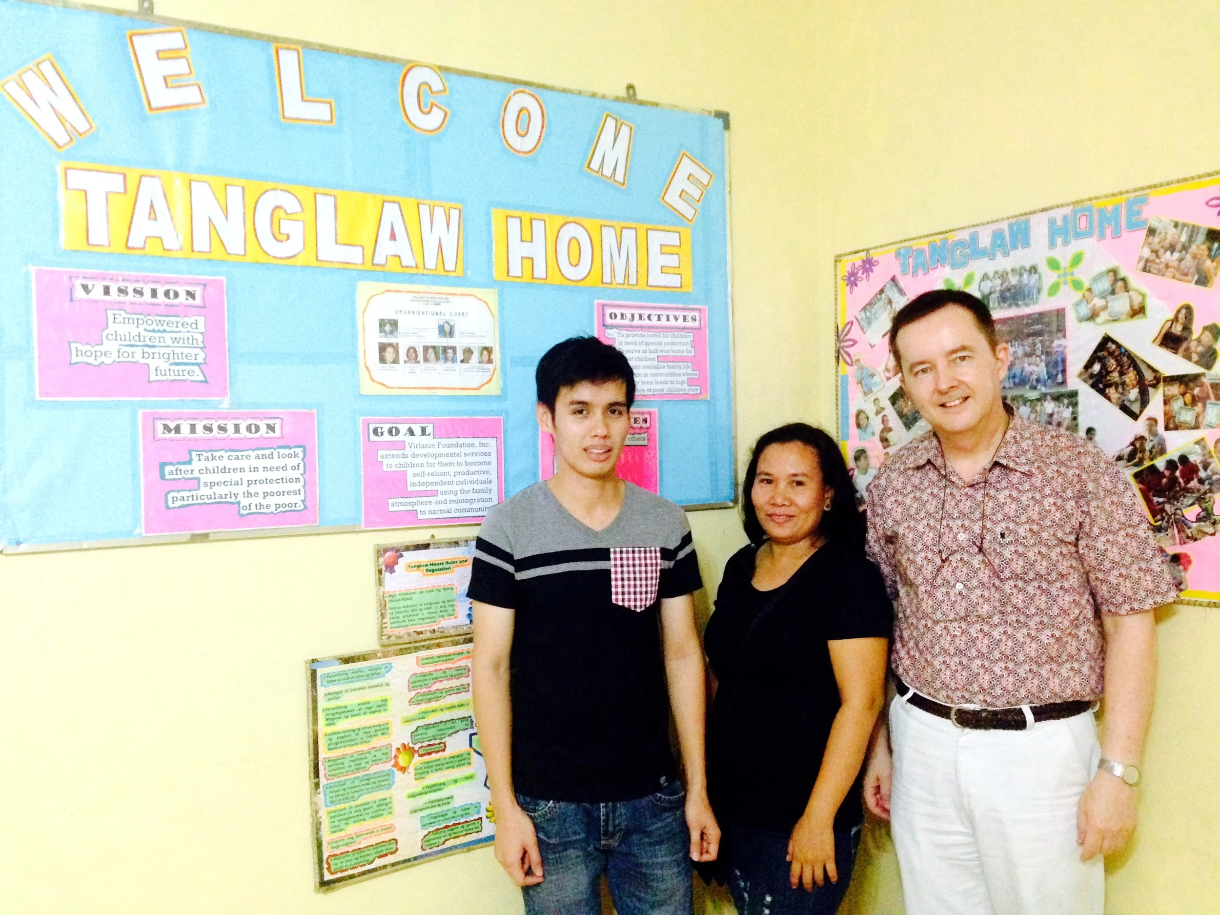 Preparing an outreach to Virlanie's Tanglaw Home