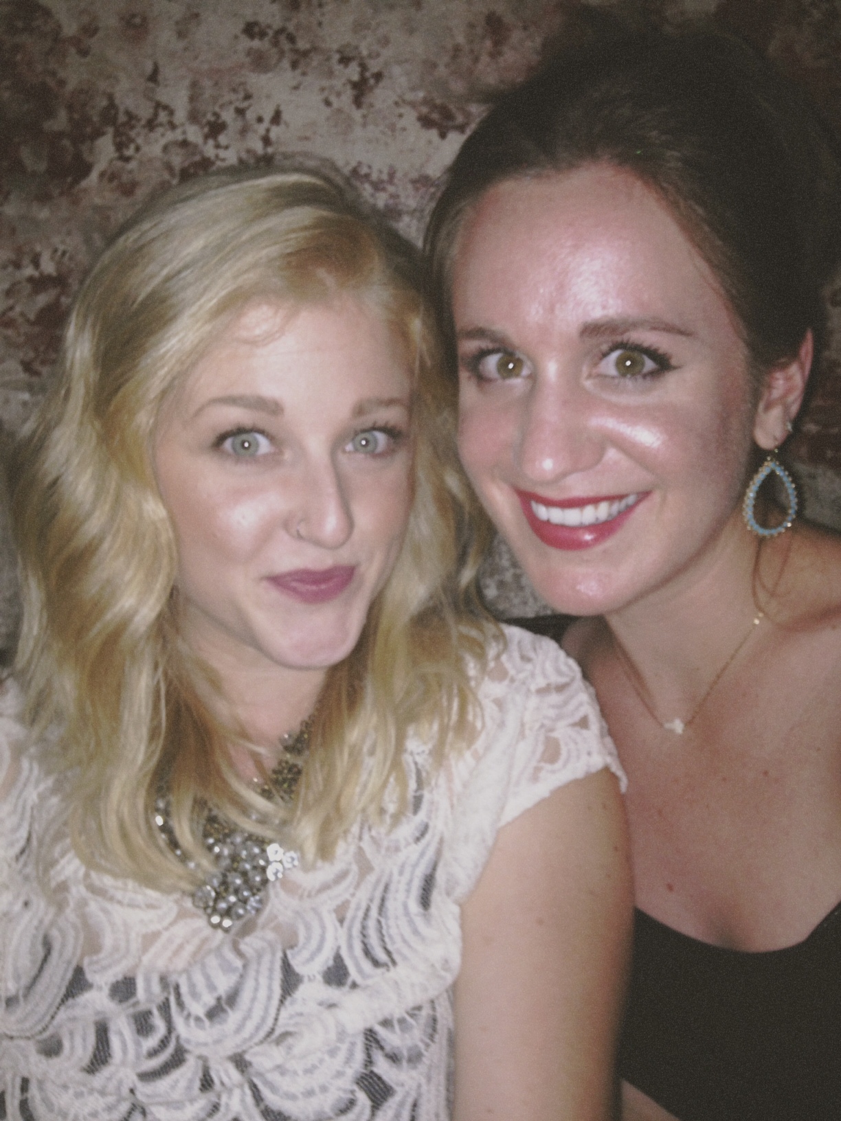 Super bright selfie while out on the town!