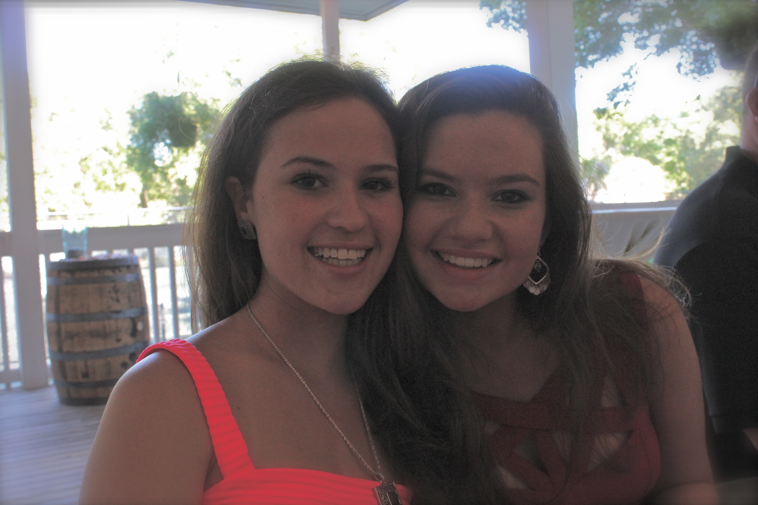 Got to sit with these pretty ladies.