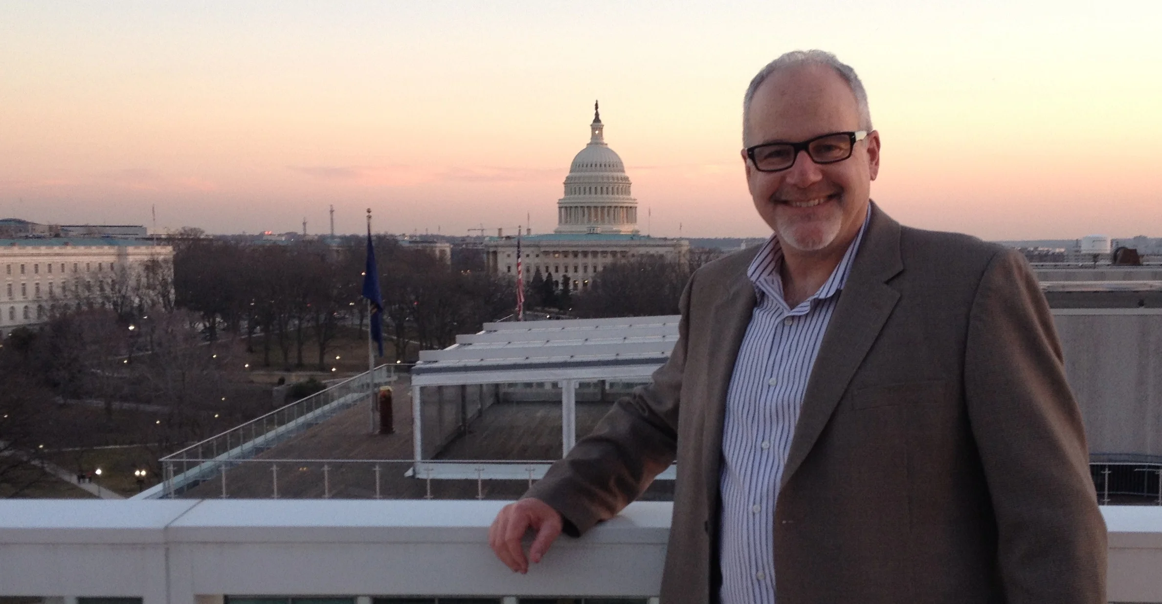 George Riddell visits Washington, DC - March 2014