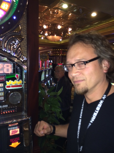 Mark puts his lucky charm to the test
