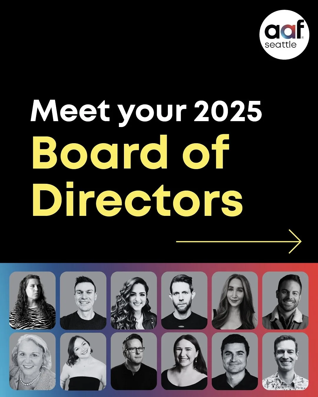 AAF Seattle is proud to announce our new Board of Directors! This passionate group of industry leaders is committed to advocating for our members, supporting the next generation of talent, and creating opportunities for our community to thrive.

We&r