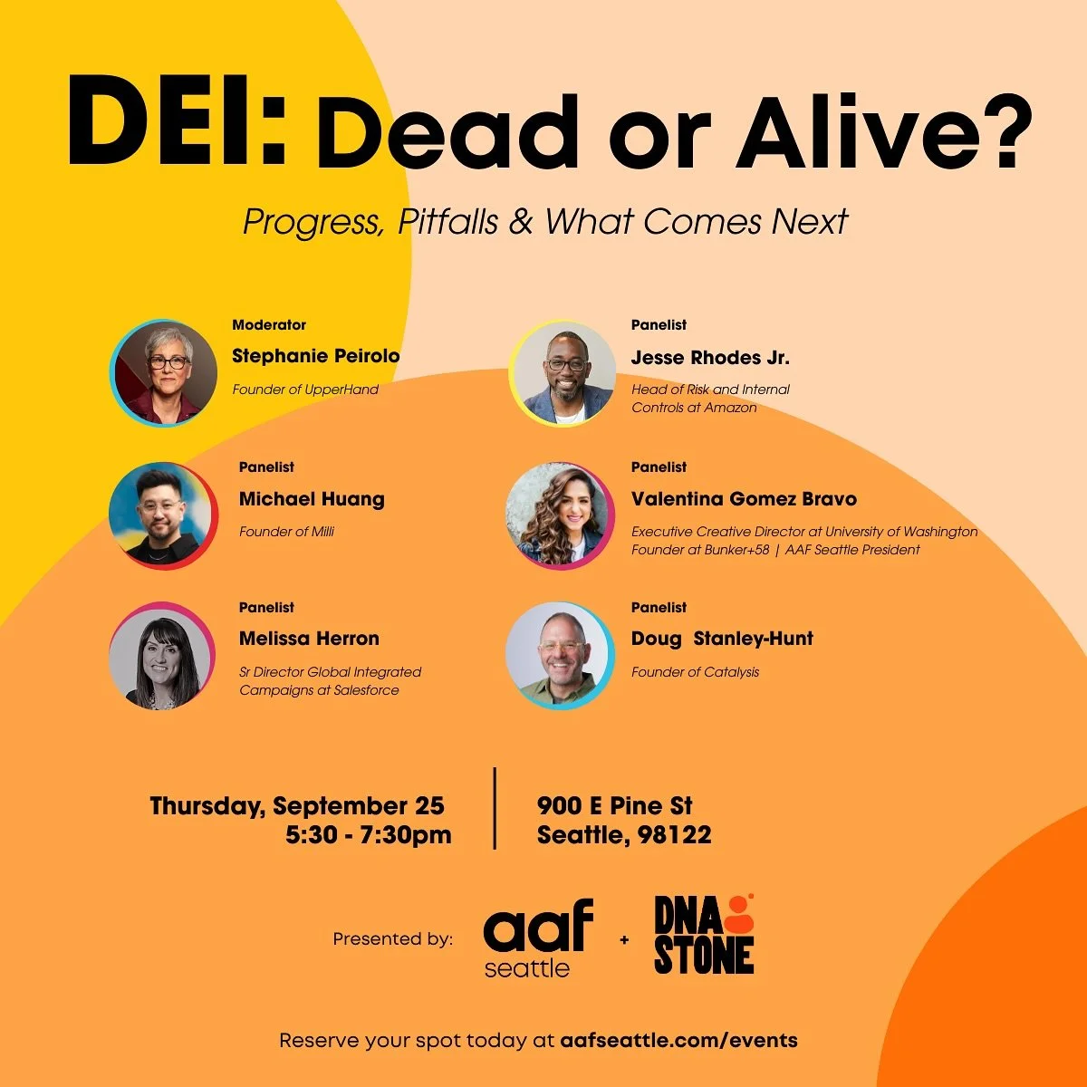This September, the American Advertising Federation (AAF) Seattle and @dnaandstone invite our industry peers, partners, and community to an evening of reflection, dialogue, and forward-thinking action.

It&rsquo;s been five years since the murder of 