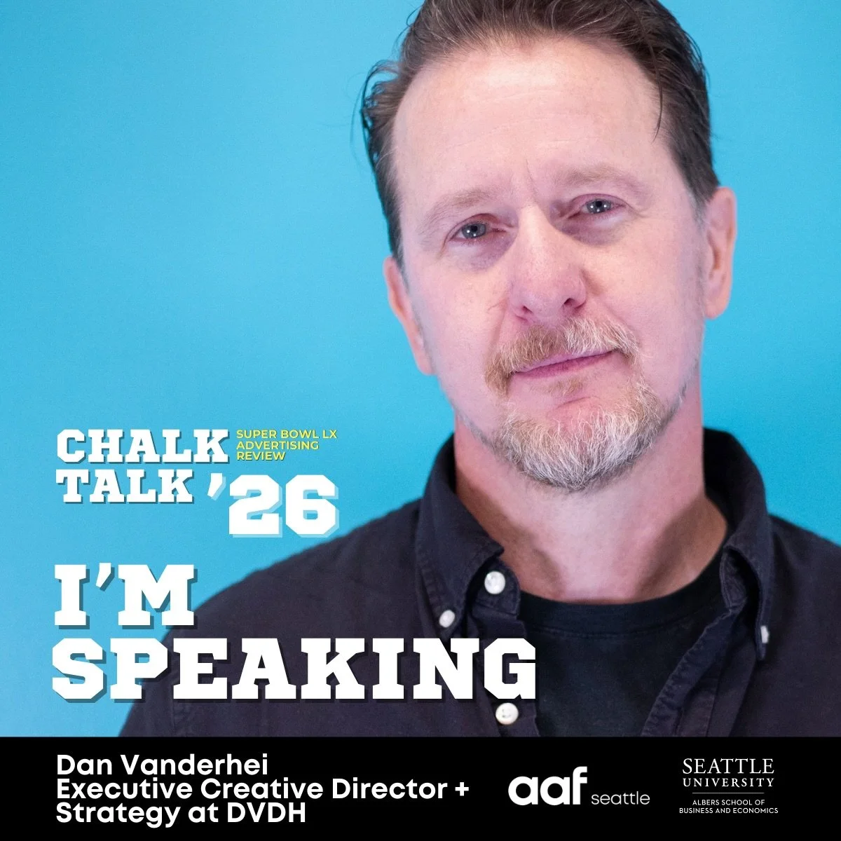 🎤 MEET THE SPEAKERS: Dan Vanderhei @darthvander is an award-winning Creative Director with 15 years of experience leading teams and shaping stories people care about for brands like Xbox, Acura, Adidas, Microsoft, T-Mobile, EA Sports, and Dolby. His