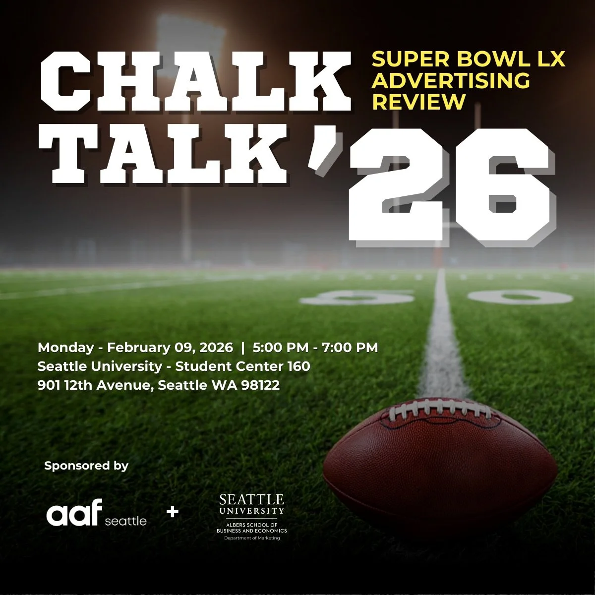 TOMORROW! It doesn&rsquo;t matter if you liked, loved or hated the Super Bowl Ads, we want to hear your opinions. 

Chalk Talk is a classic. 🏈🔥 Our annual Super Bowl Advertising Review is back&mdash;real opinions, bold takes, and audience debate in