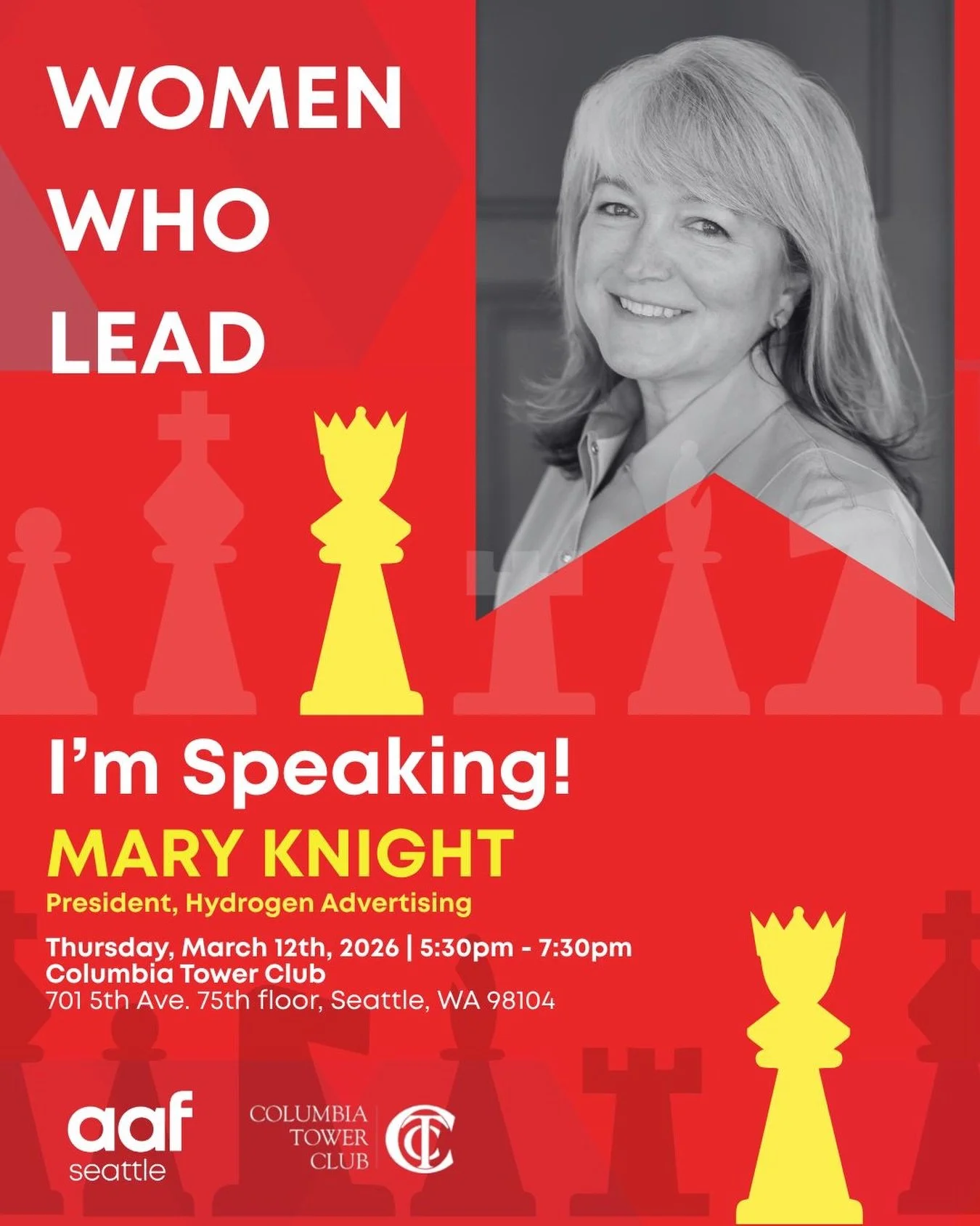 🎤MEET THE LEADERS: Mary Knight (@kuskaknight) - President, Co-Owner, Hydrogen Advertising @hydrogen_advertising 

Mary believes the only way to rise above the advertising sea of sameness is through clear, human-centered ideas that cut through the wa