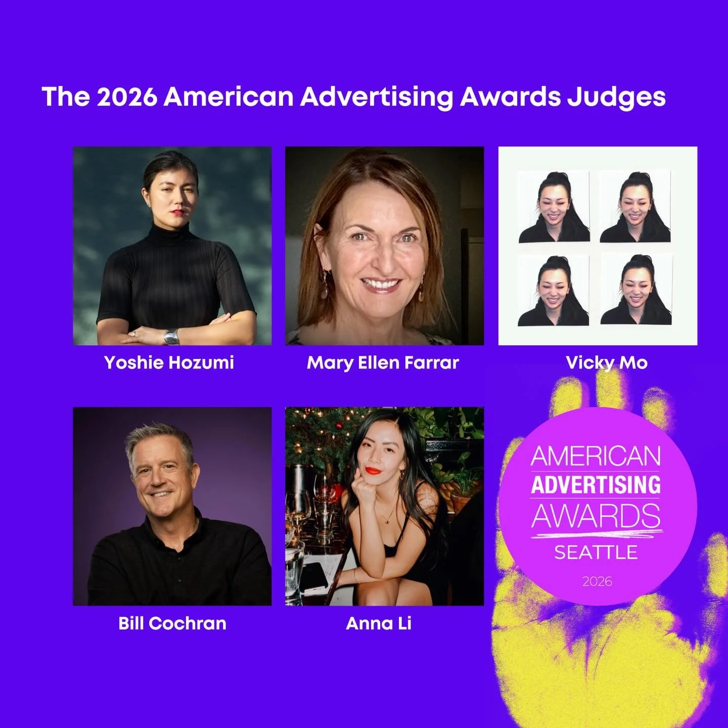 Meet the judges for the 2026 American Advertising Awards Seattle. This year&rsquo;s panel brings together an exceptional mix of creative, strategic, and production talent from across the industry, with experience spanning luxury, culture, brand syste