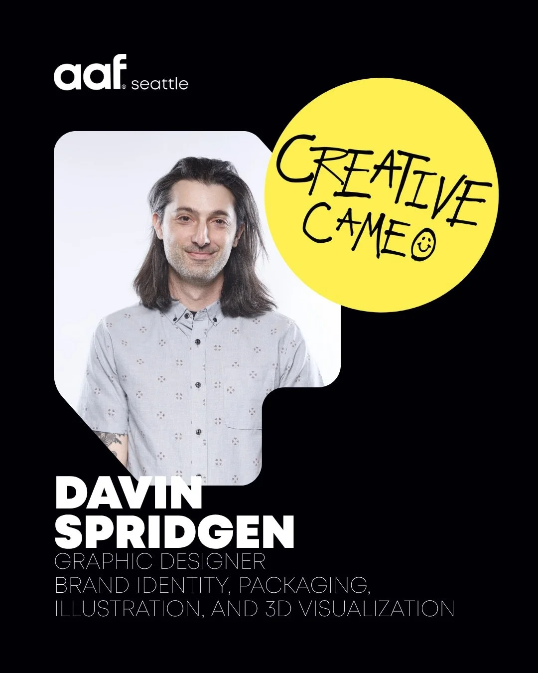 Meet @davin_spridgen in his own words: 

I&rsquo;m a Seattle-based graphic designer with a BFA from Cornish College of the Arts, where I studied painting and printmaking. That fine art foundation is still the engine. It&rsquo;s why I think about text