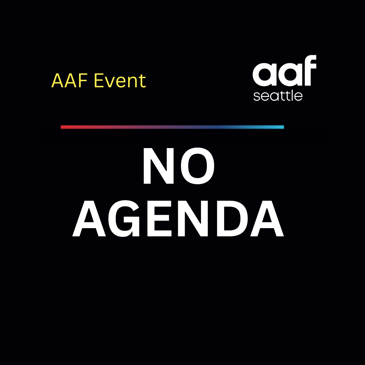 No Agenda
