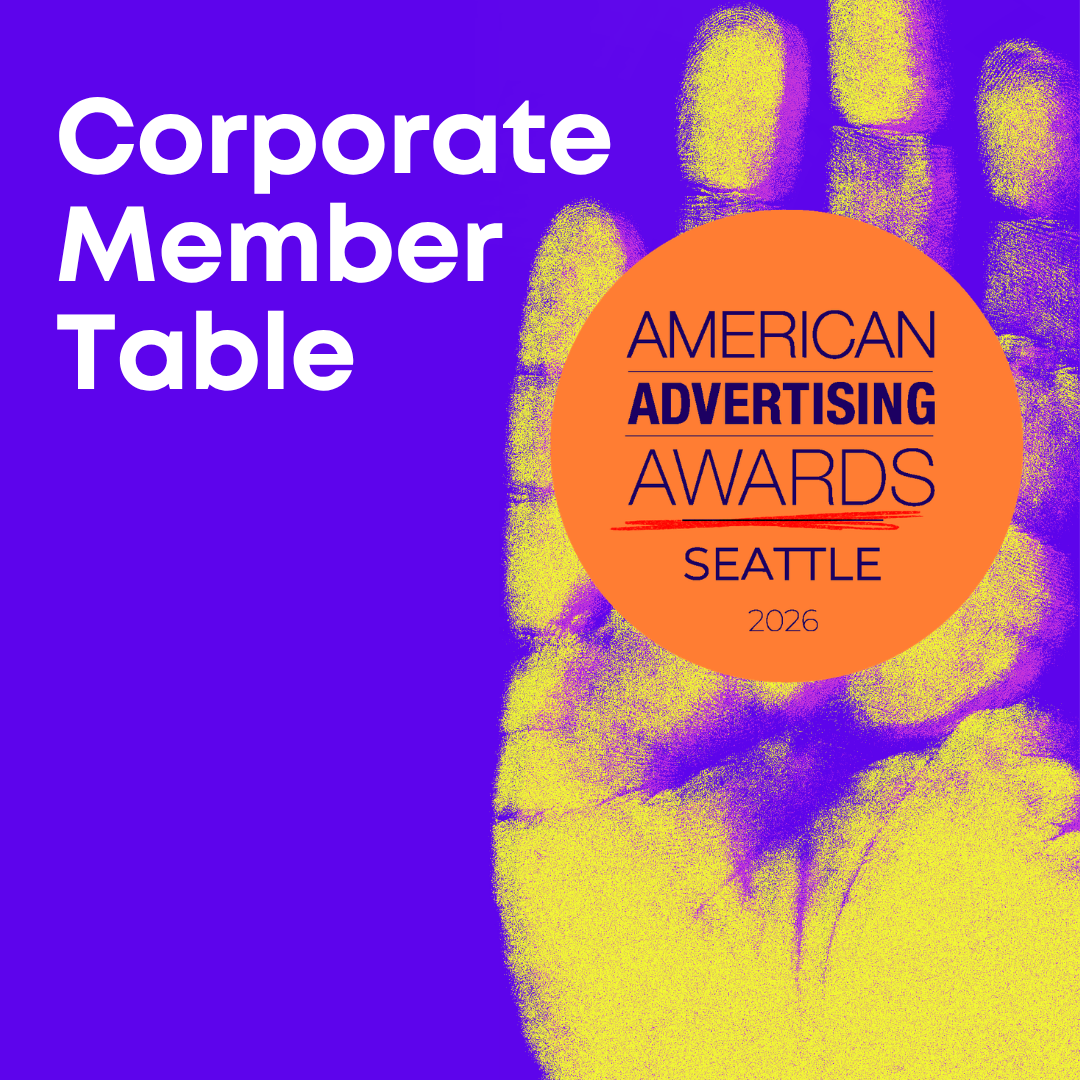 2026 American Advertising Awards Show Gala & Silver Medal Presentation (Corporate Member Table)