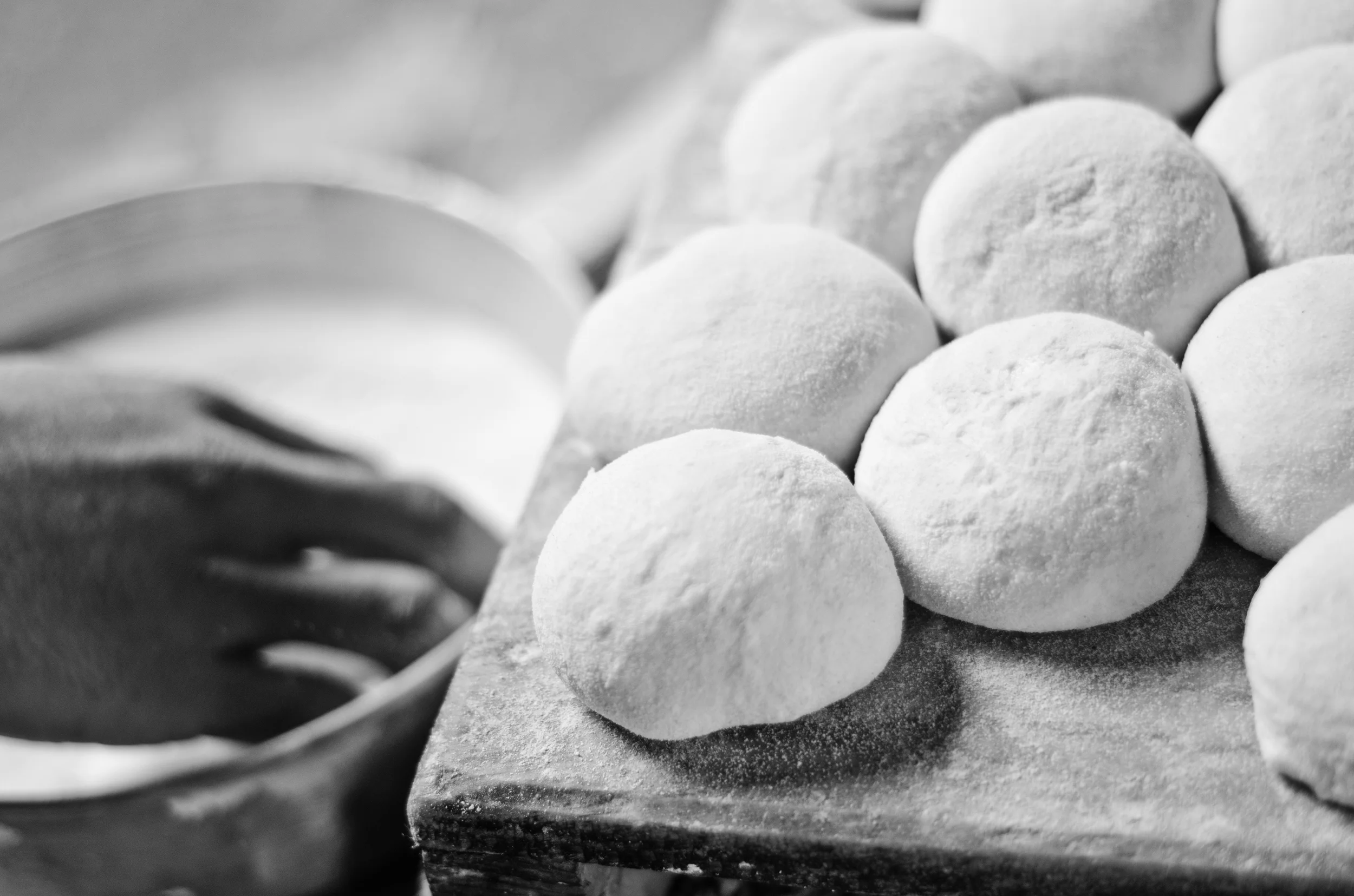 Preparing the dough