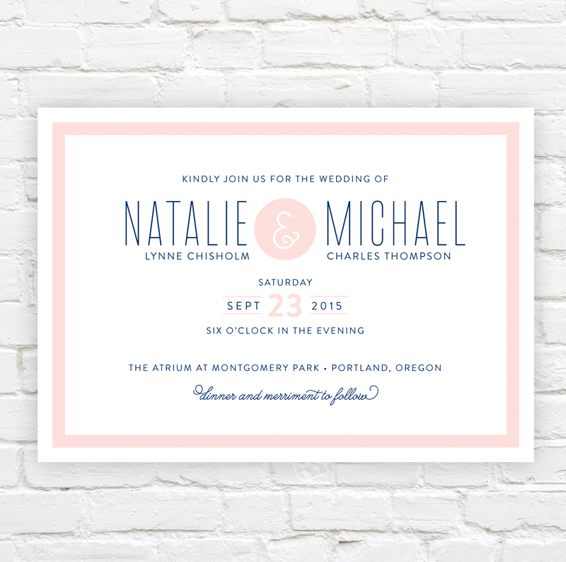 Semplice Wedding Invitation by J. Amber Creative