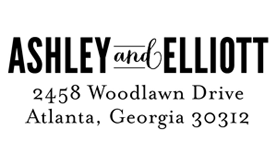 Modern Block Address Stamp$28 - $42