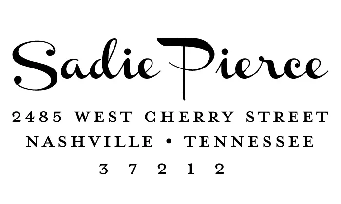 Channel Address Stamp$28 - $42