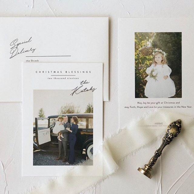 It&rsquo;s always such an honor to see families choose my designs for their holiday greetings. Thank you @mrs.kotok for sharing your beautiful family!
#minted #mintedholiday #christmascards #holidaycards #snailmail