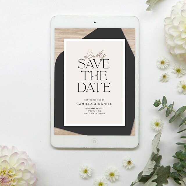 Sharing a save the date I was able to enter into the @greenvelope current challenge. As always, I love mixing fonts for a fresh, classic look.
#greenvelope #gvsavethedate2020 #savethedate #wedding #engaged #engagement
