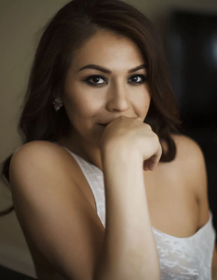 Headshot from boudoir shoot