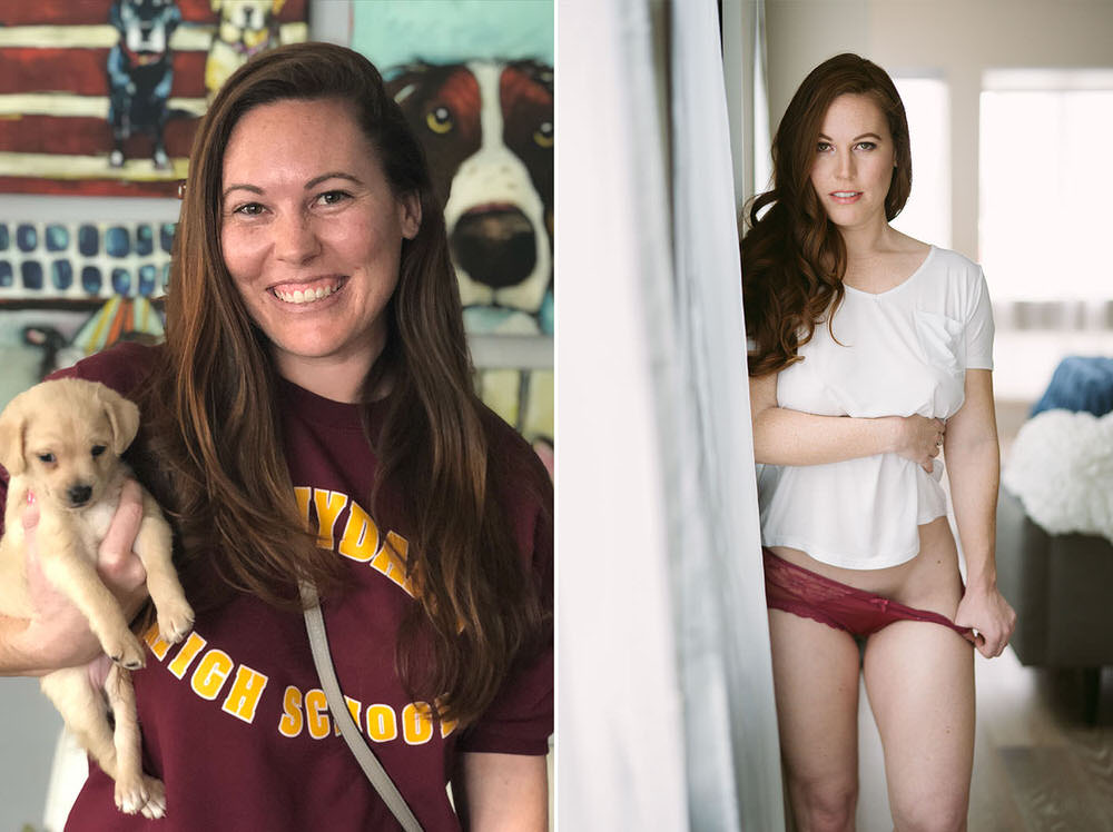 Before & After Boudoir Photography Shoots