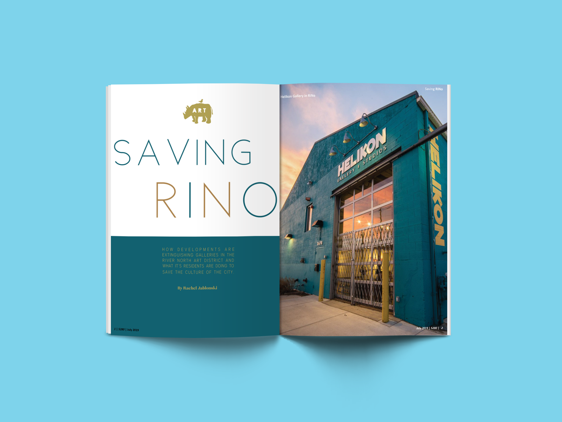 Editorial layout design