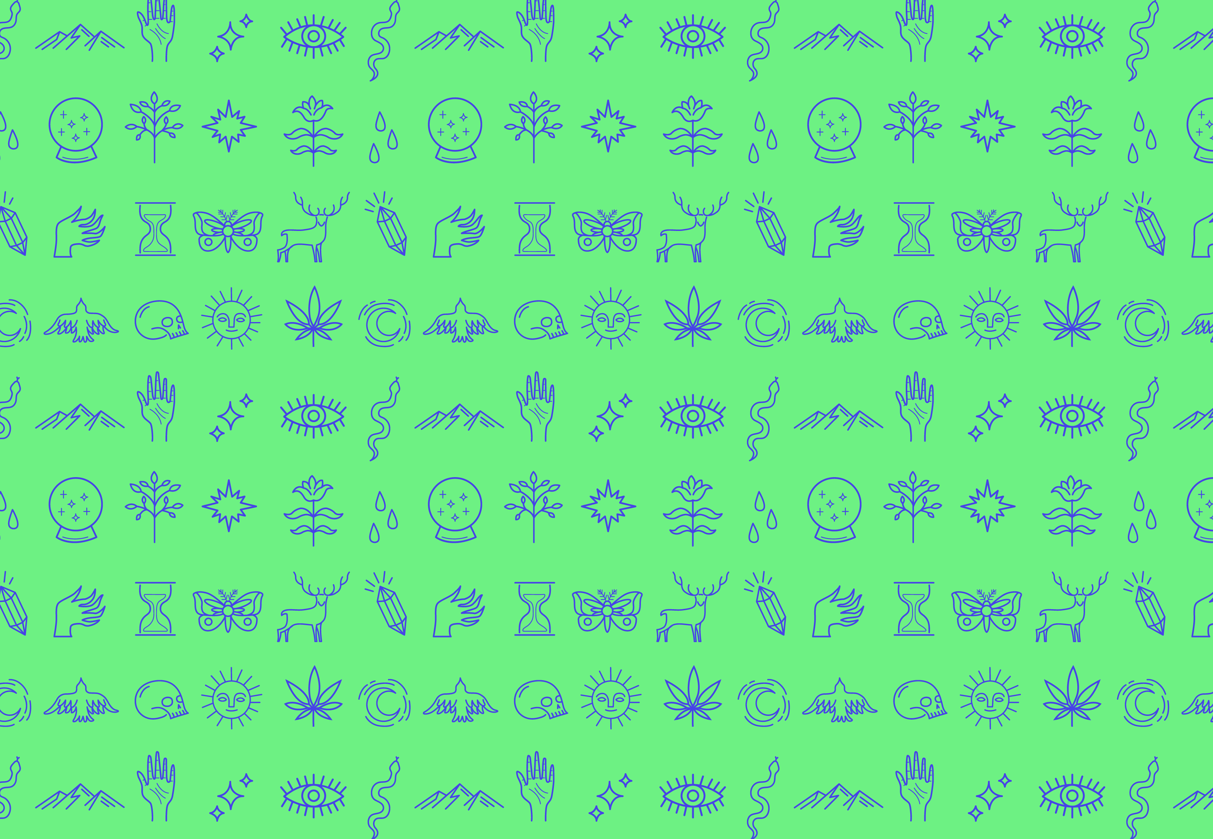 Pattern created from icons