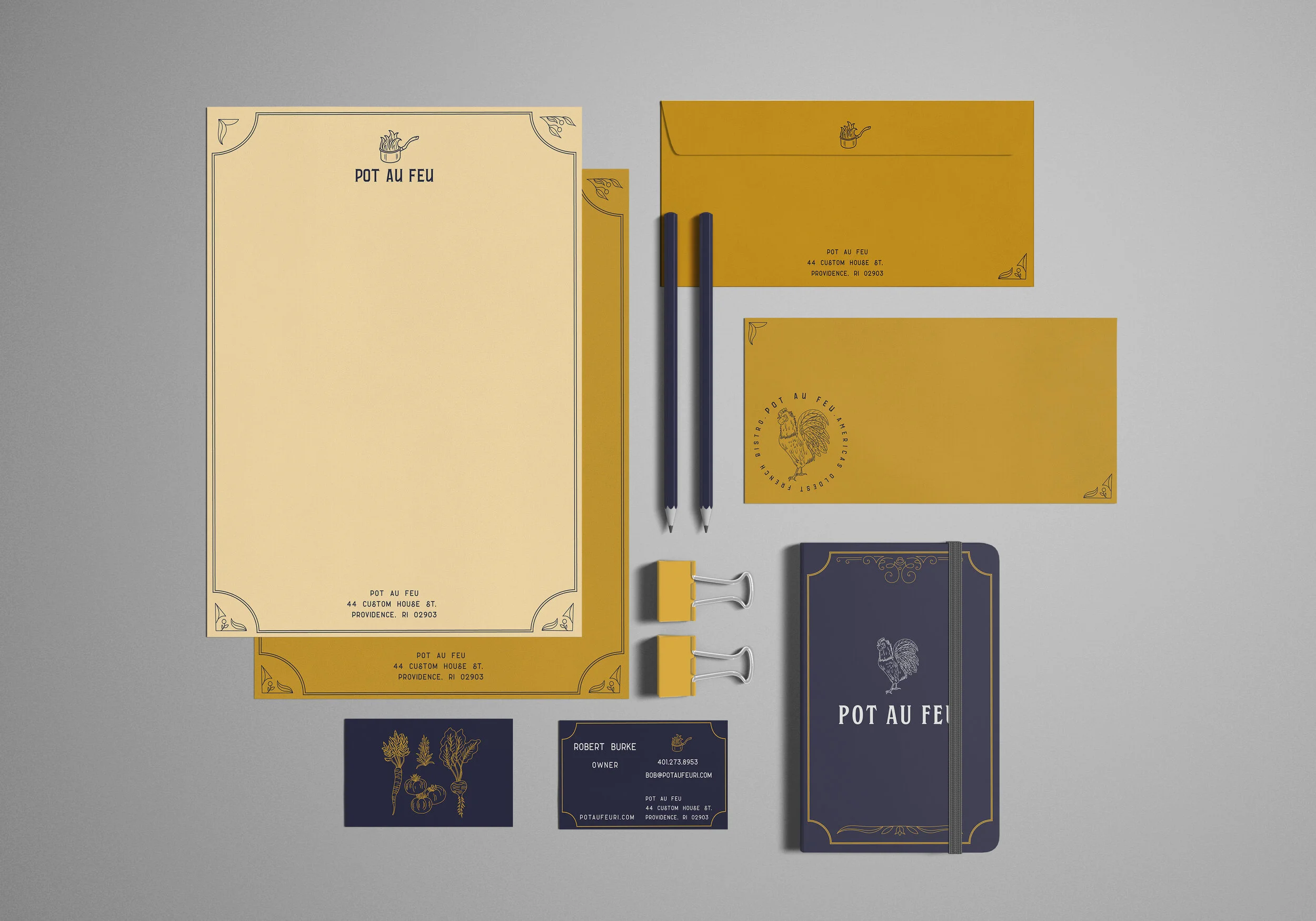 Stationery and branding