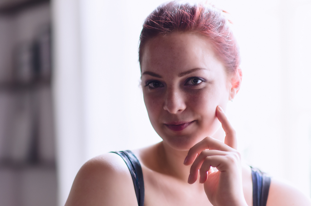 Suzan bij natuurlijk licht