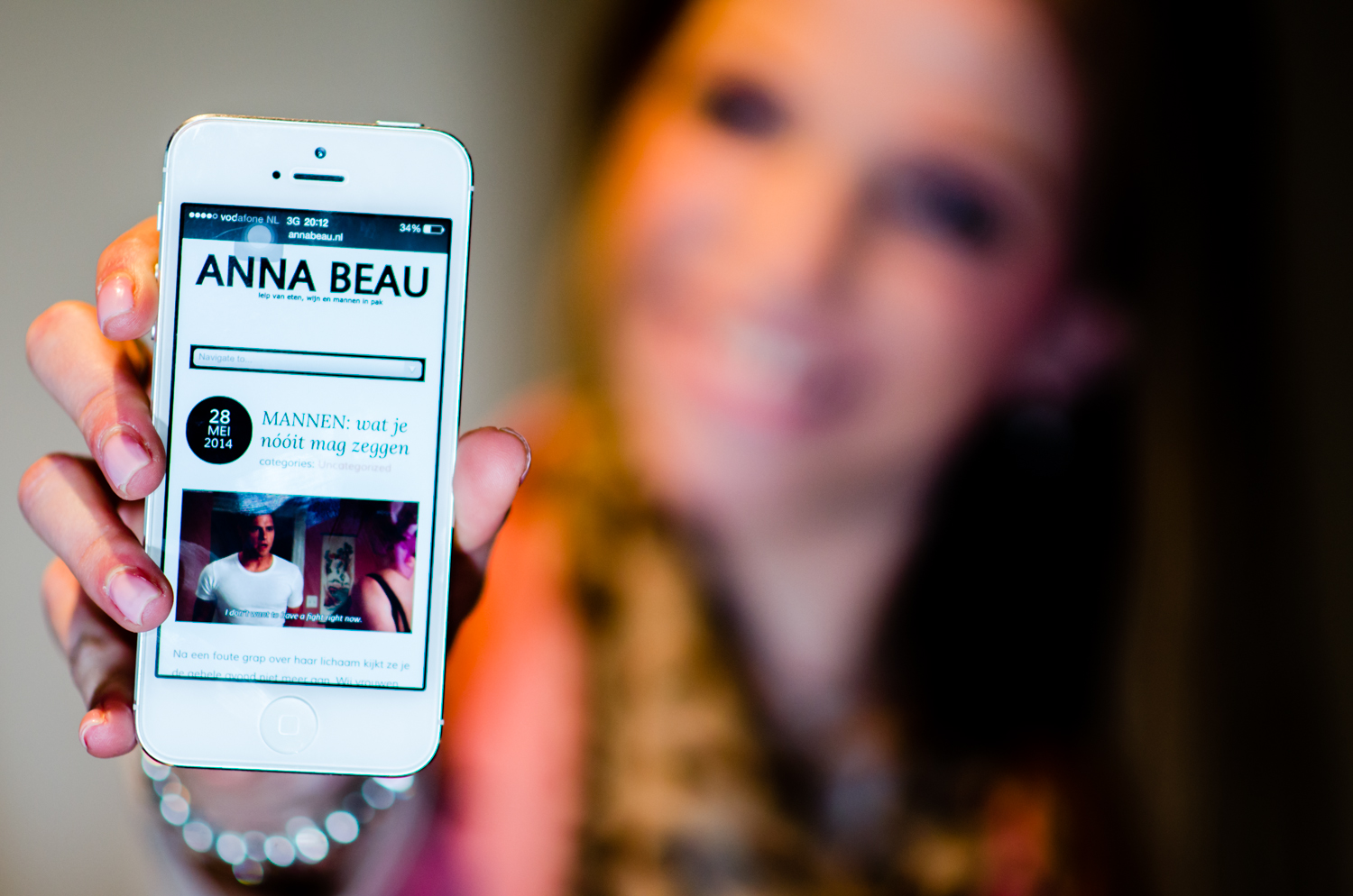 De blog for mobile use.