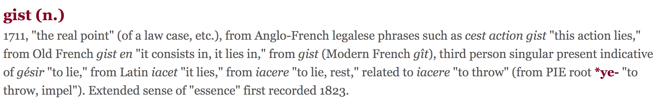 from my favorite website, https://www.etymonline.com/