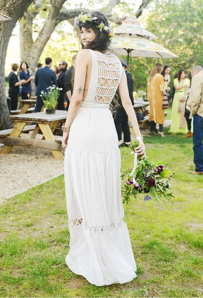 Pamela Love in custom Mara Hoffman .