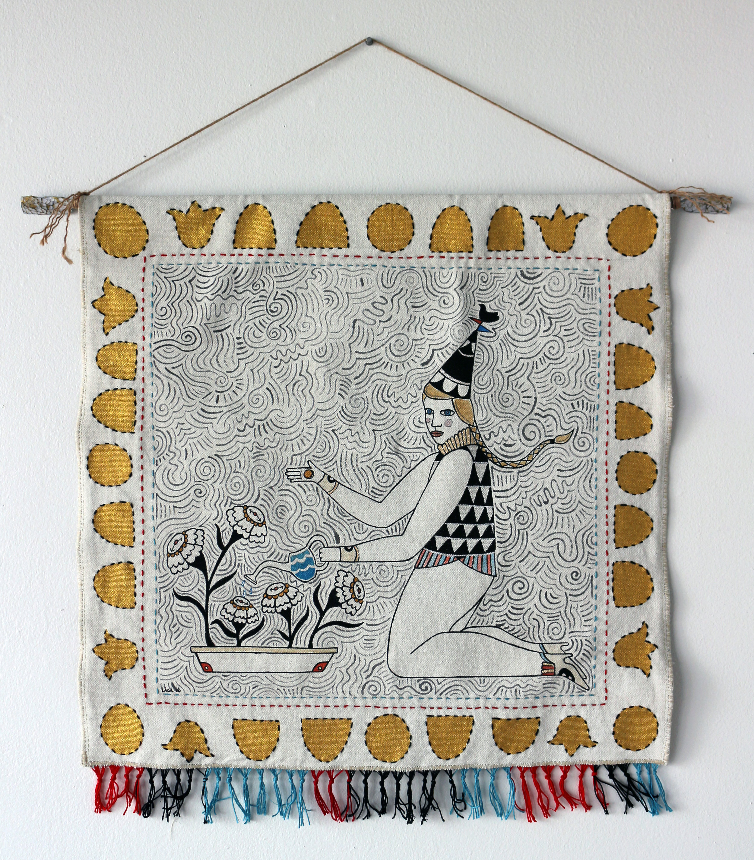 Tending Time Tapestry 