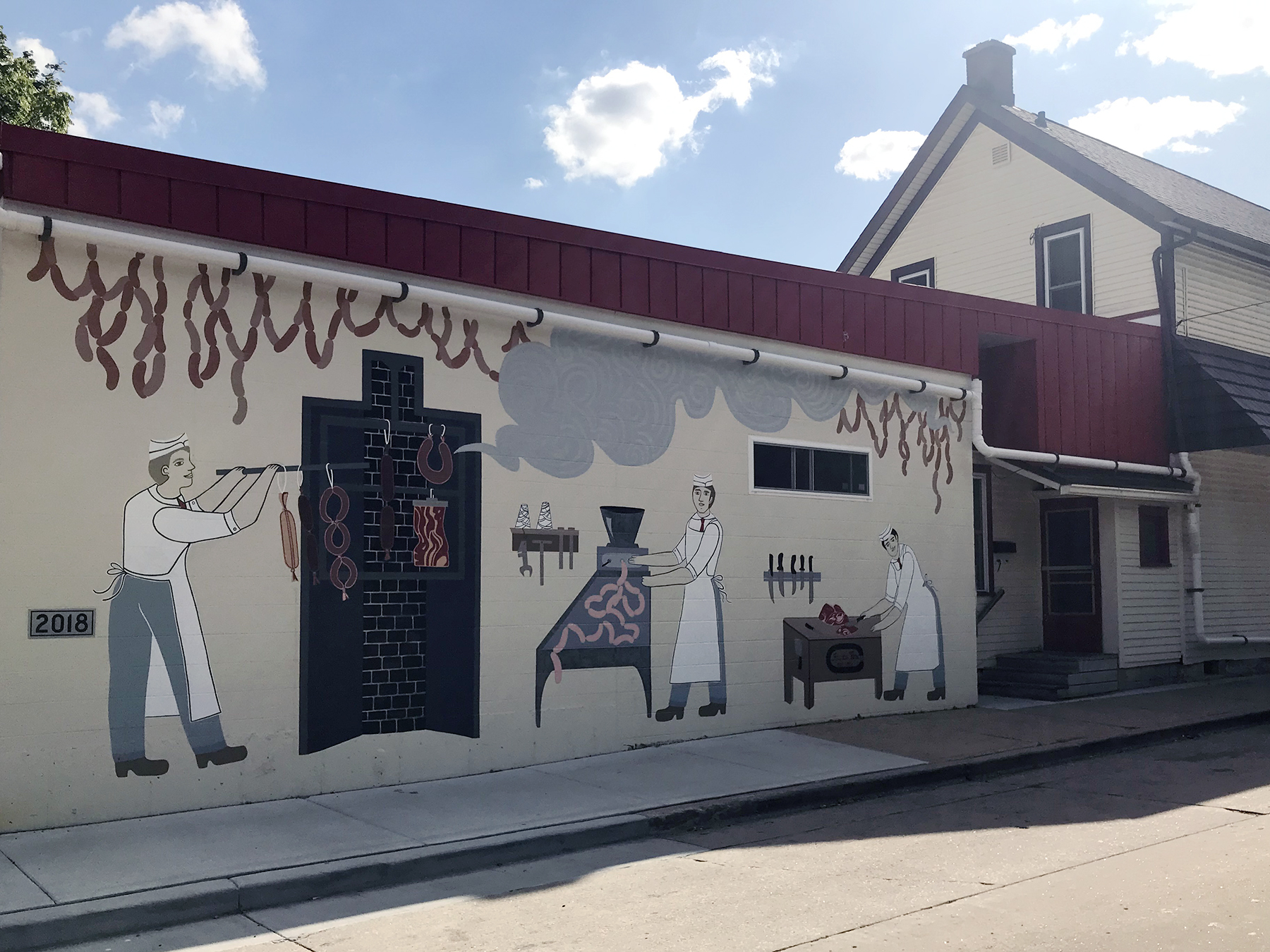 Jacob's Meat Market Mural 