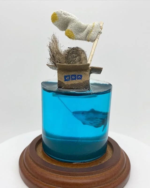 Wow, I&rsquo;m so incredibly honored to have won a spot in @thinkspace_art Otter contest this week. There were so many amazing entries from such talented artists! What an absolute dream to get a chance to show at Scope Miami! This contest helped me f