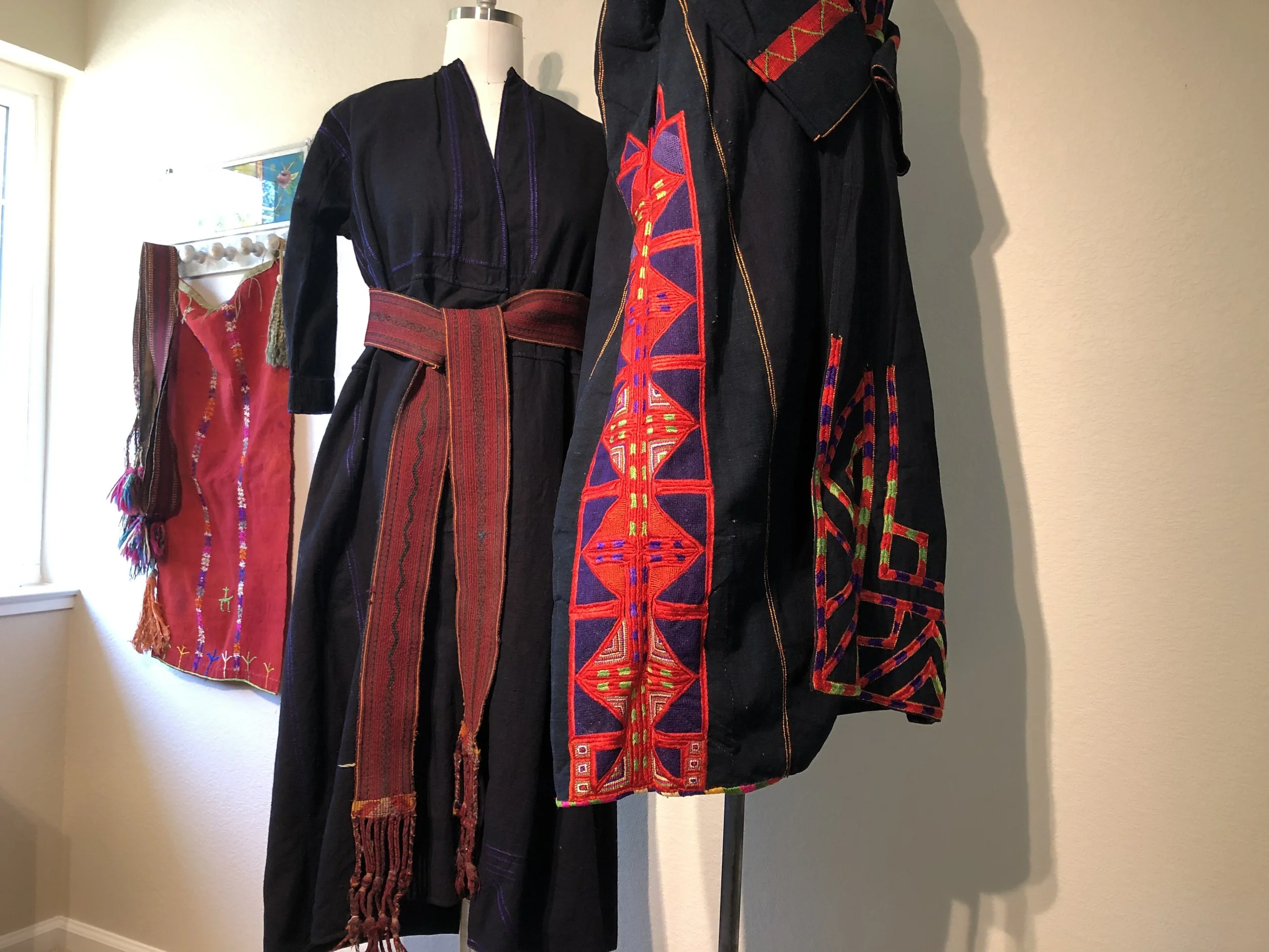 Syria Dress Mhardeh Indigo Asymmetric coat