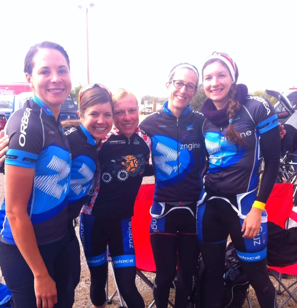 Jess Cerra #haagendazs, Anna Sanders #captainsanders, Flavia Oliveira #mountaingoat #hummingbird, Jess Cutler #cheif, and me #motor
