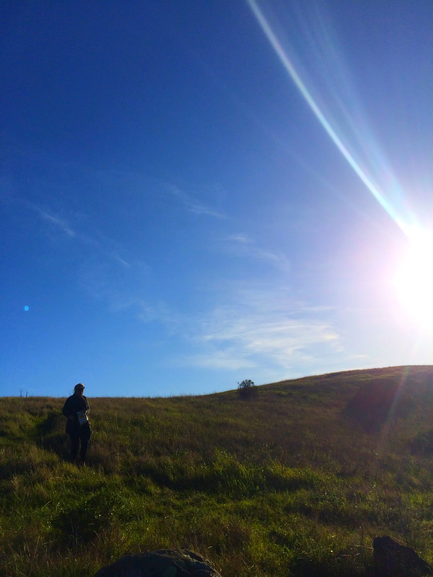 Kristy Scrymgeour on Mount Tam, March 2014, this lady knows how to make things happen!