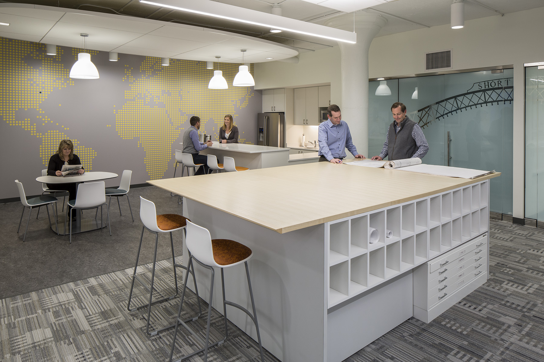 Columbus Open Office & Break Room
