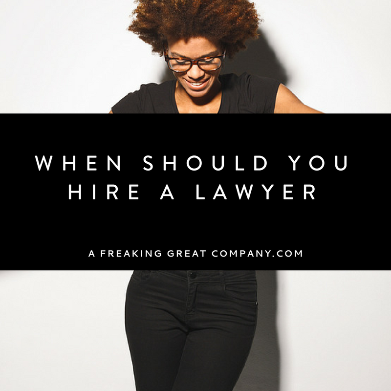 when should you hire a business lawyer